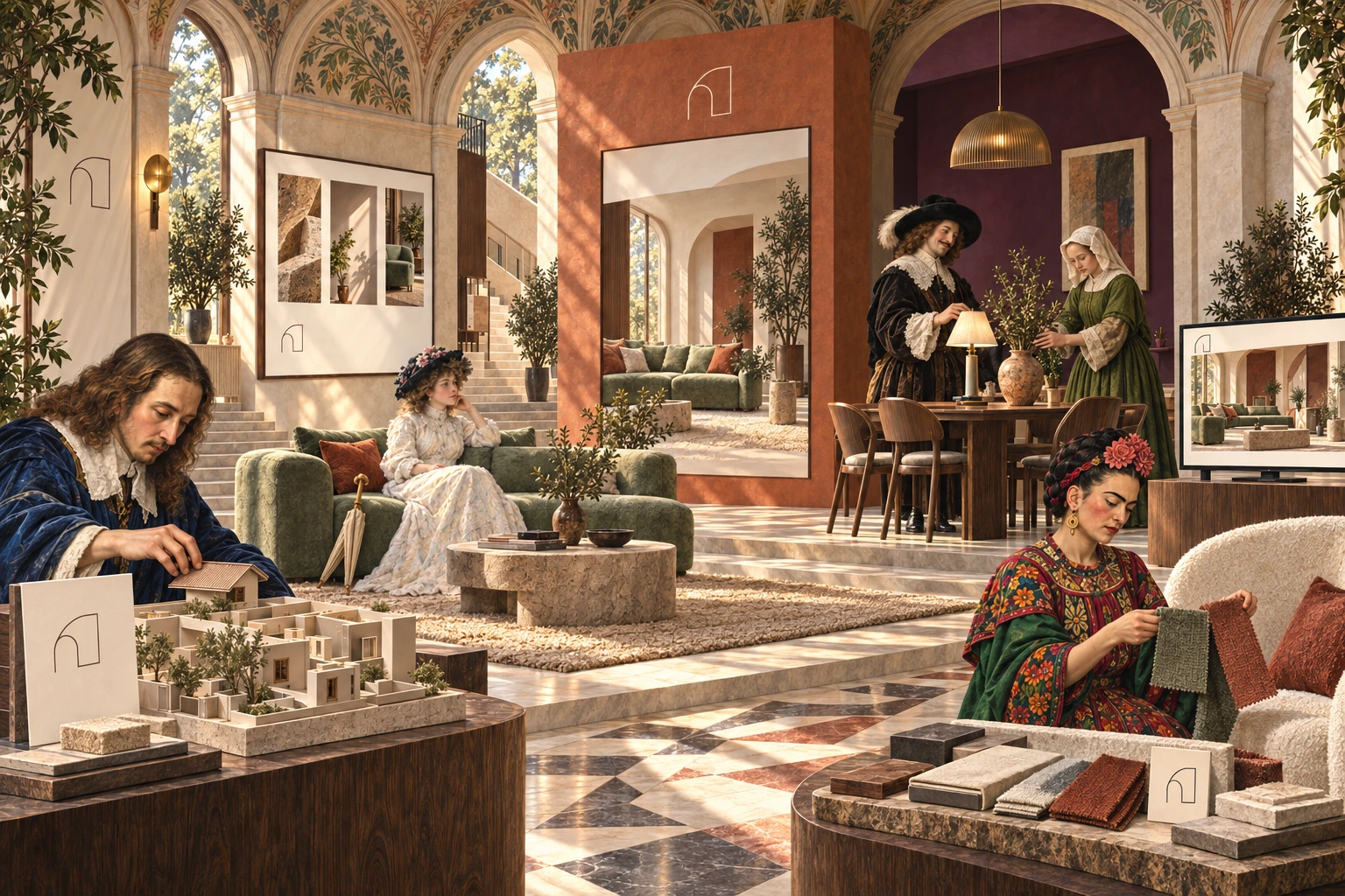 Interiors concept room