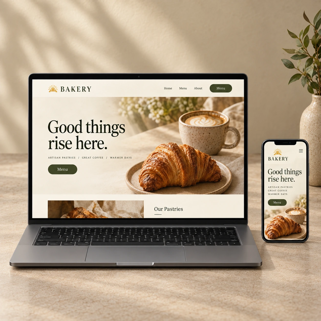 BAKERY Website concept