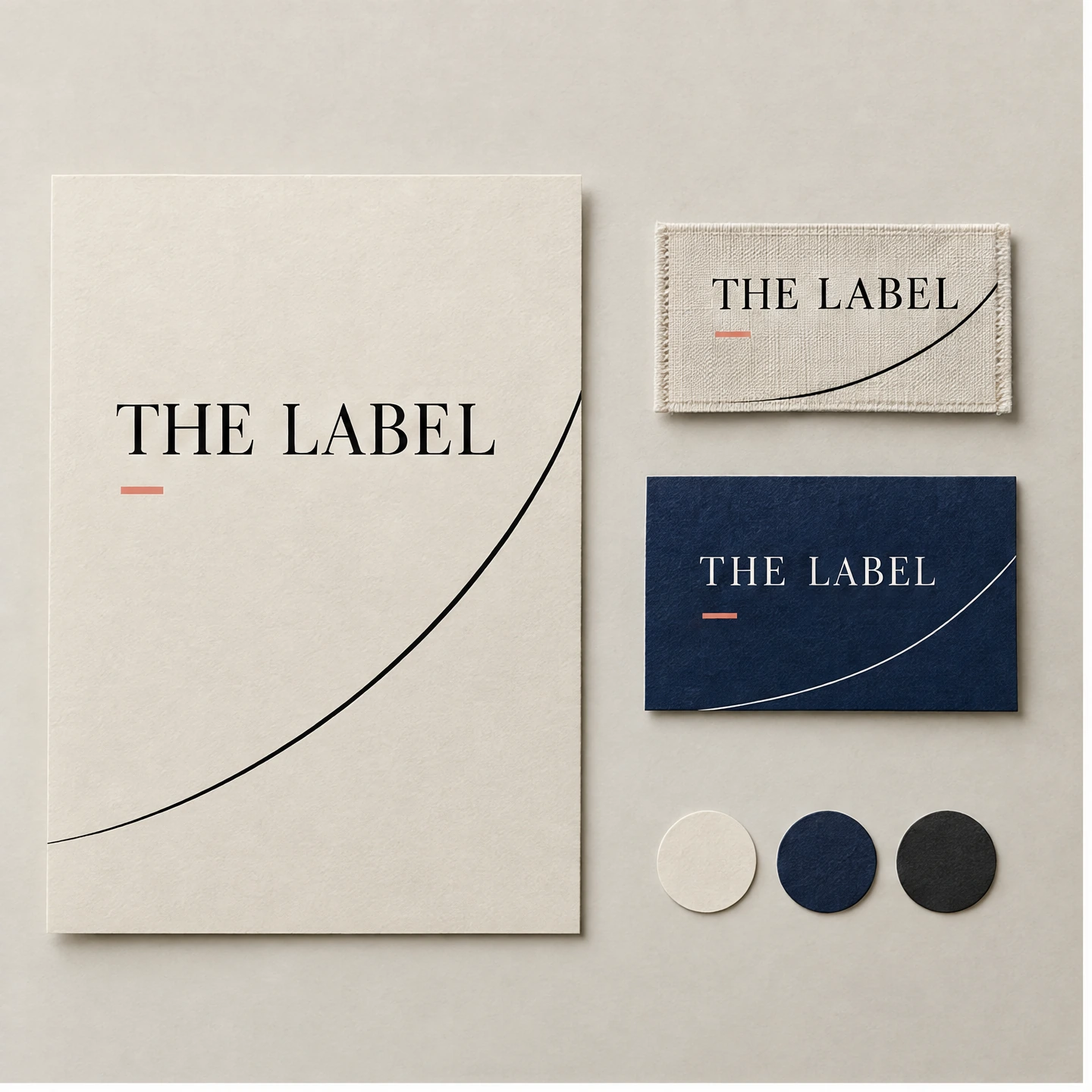 THE LABEL Identity concept