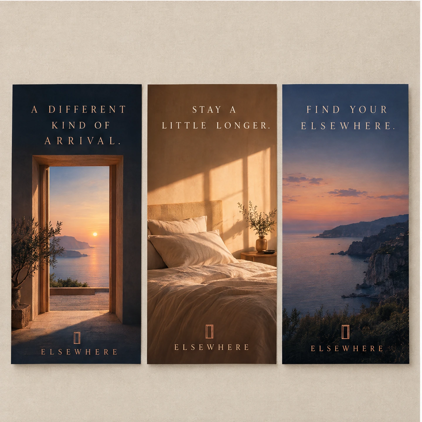 ELSEWHERE Travel campaign concept
