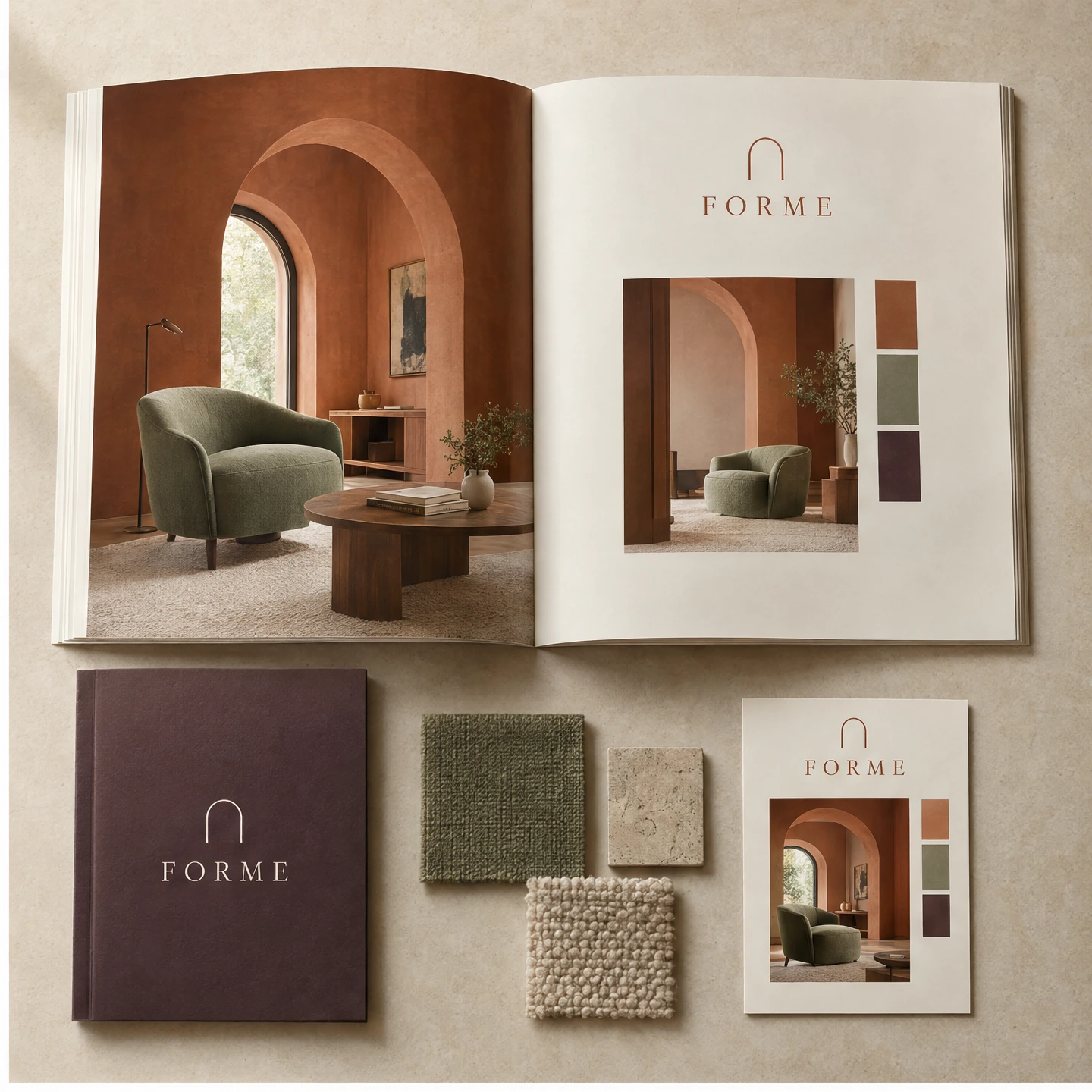 FORME Printed portfolio concept