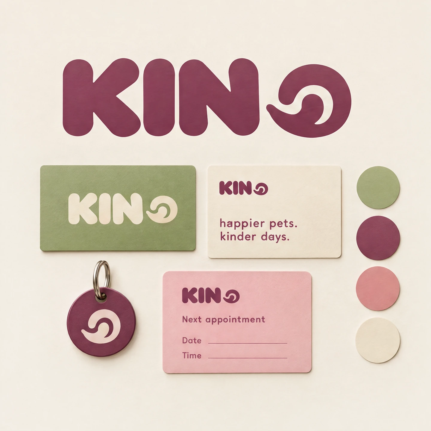 KIN Pet-care identity concept