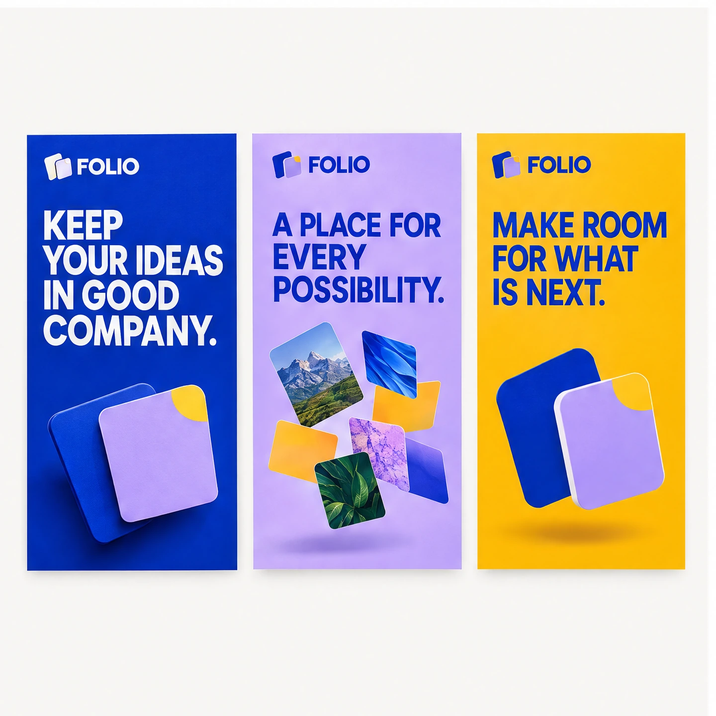 FOLIO Launch campaign concept