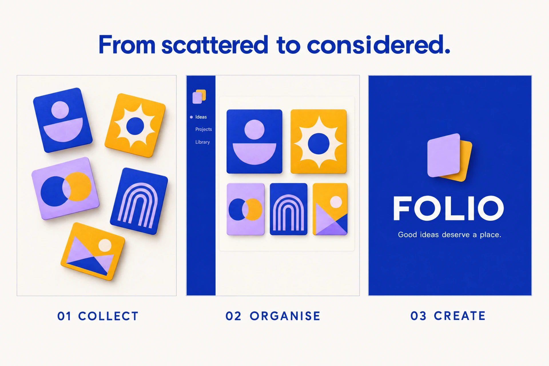 FOLIO Storyboard concept