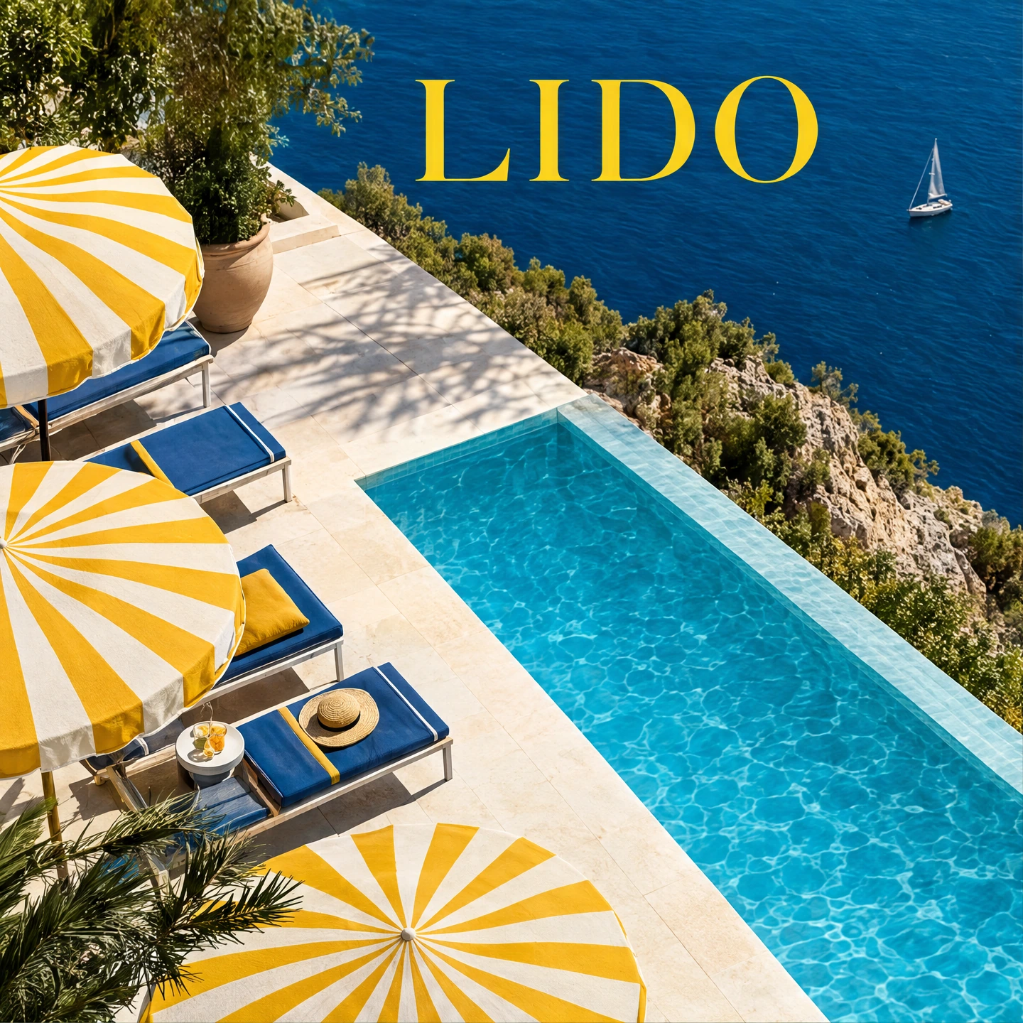 LIDO: fictional hospitality concept, sunlit / editorial art direction