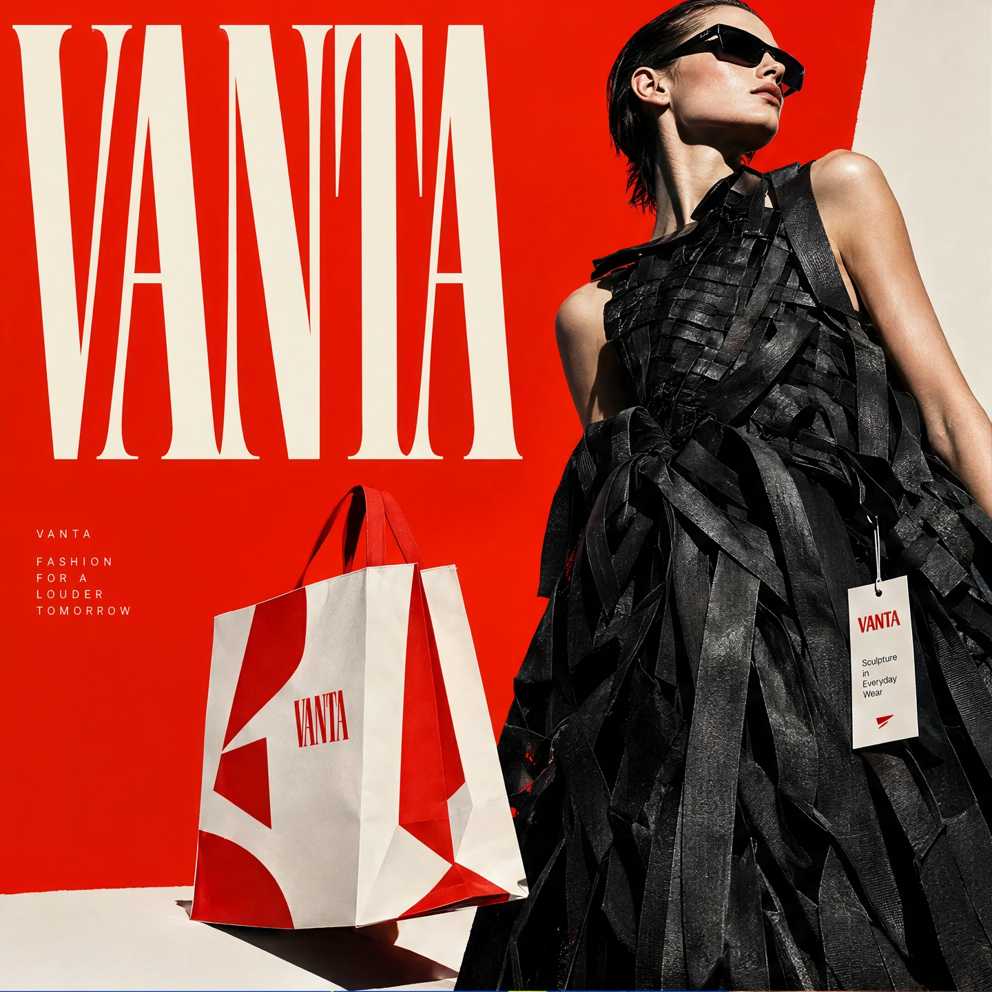 VANTA: fictional fashion concept, graphic / rebellious art direction